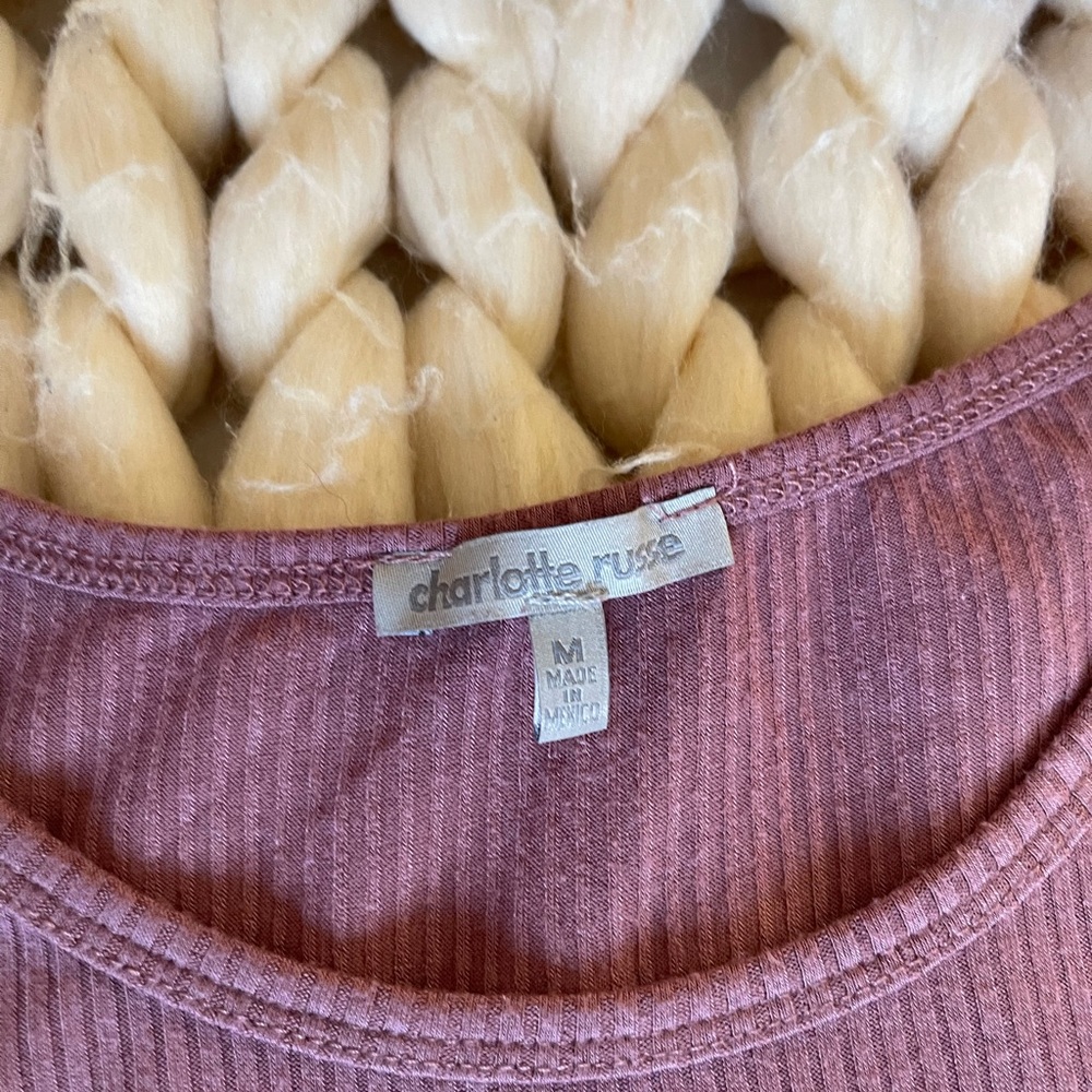 Ribbed Tee - Picture 2 of 3